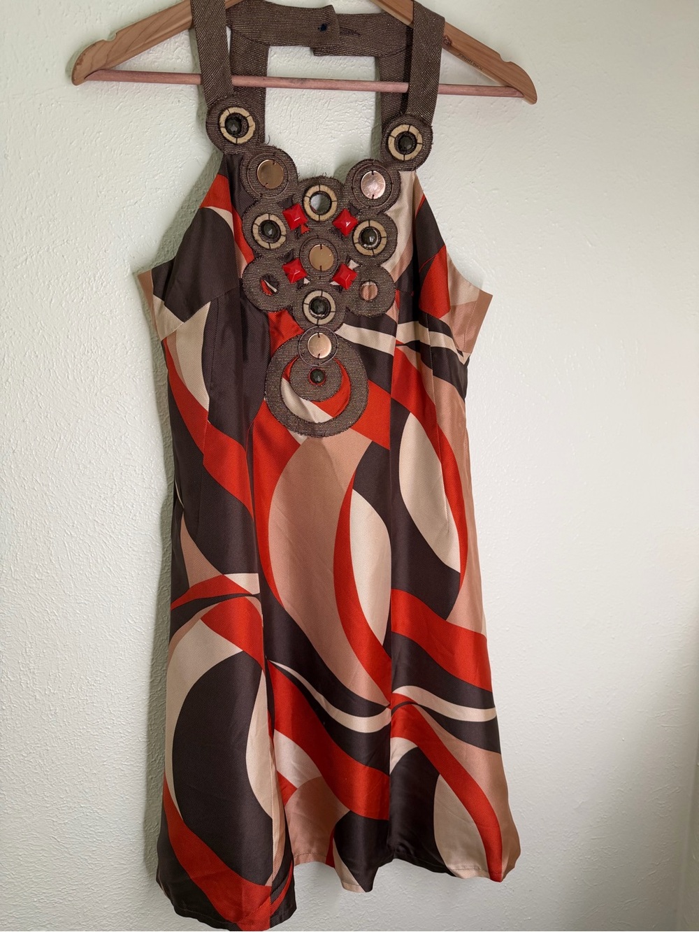 Nanette Lepore Abstract Print Mini Dress